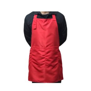 Delantal Drill o Antifluido Rojo