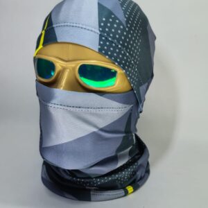 Balaclava Pasamontañas Sublimada en Polilicra Glitch Urbano