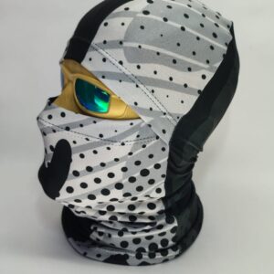 Balaclava Pasamontañas Sublimada en Polilicra Asfalto Punteado