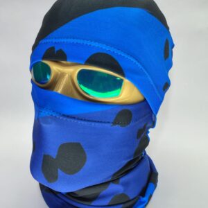 Balaclava Pasamontañas Sublimada en Polilicra Pantera Azul
