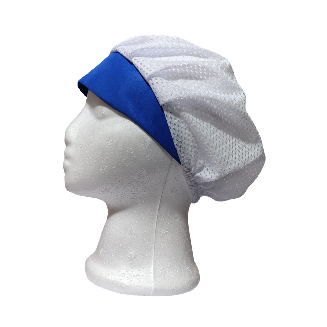 Cofia Malla Mujer Azul
