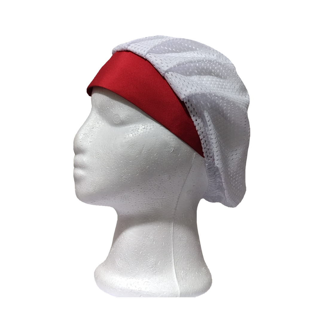 Cofia Malla Mujer Roja